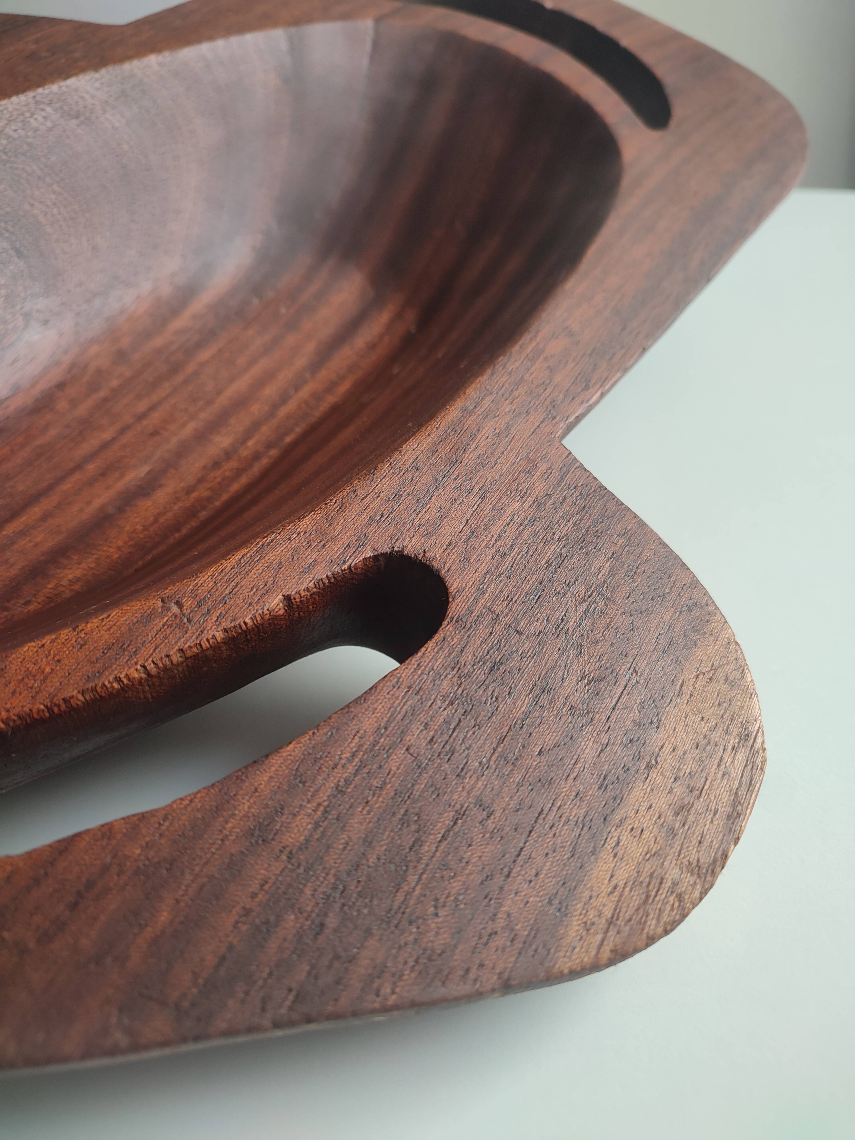 Empty wooden pocket