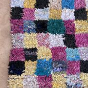 Colorful Boucherouite Moroccan rug - 128 x 208 cm