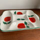 Italian earthenware top, hand painted 1963