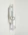 Cylindrical wall light Space Age, brushed aluminium, 1970-1980