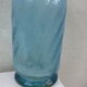 Elegant twisted blue glass Siphon