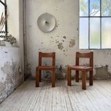 Paire de chaises Pierre Chapo S11