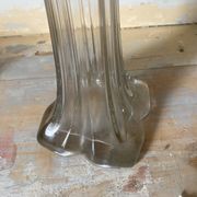 Vase en verre soliflore années 50-60