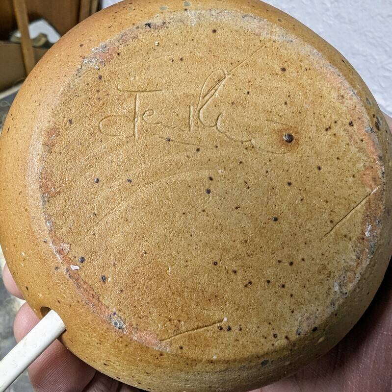 60s sandstone lamp