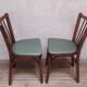 Pair of Baumann bistro chairs n°12