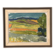 Vintage Oil on Canvas Landscaoe by Svan Grandin 1960s