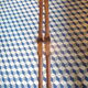 Pair of vintage wooden skis 192 cm