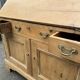Showcase secretary with two bodies, English, in raw pine – around 1900
