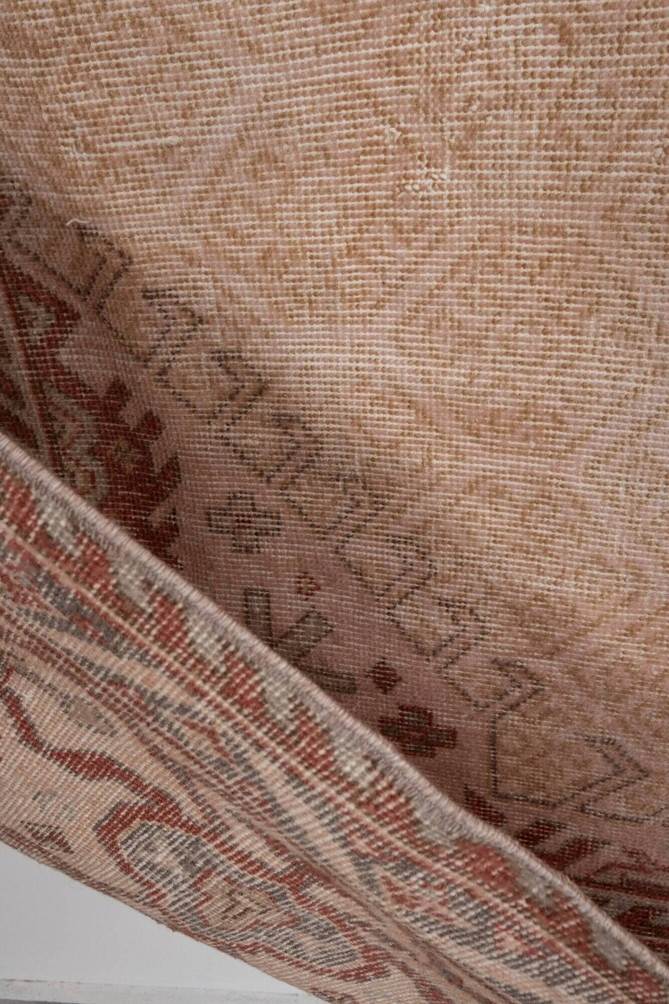 Vintage Turkish Oushak rug 298x450 cm