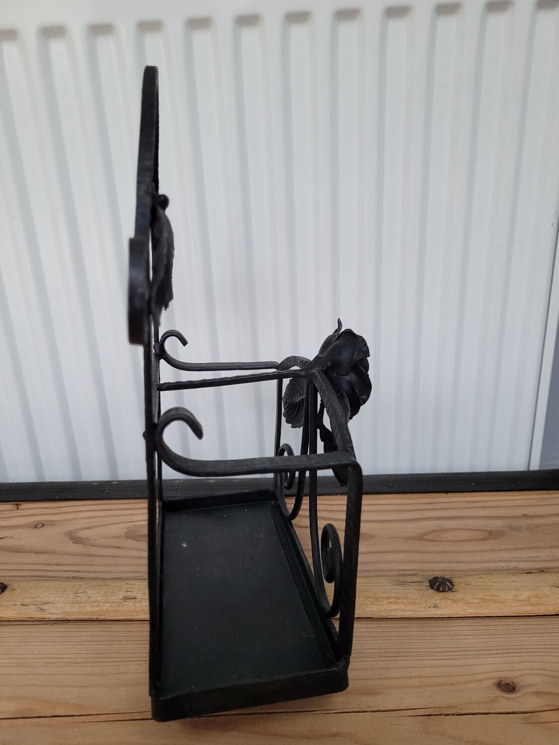 Porte brosses en fer forgé