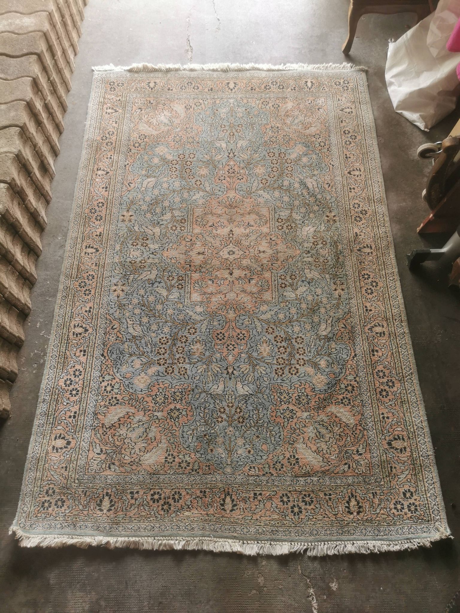 Tapis Cachemire Soie Inde