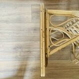 Rattan end table