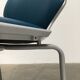 Stackable vintage leather dining chairs from the German space age by Fröscher, 1970s, set of 2.