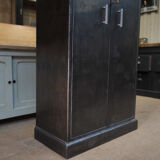 Metal cabinet with 2 doors, 1950s