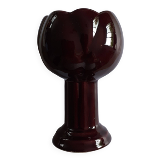 small vintage tulip-shaped ceramic vase