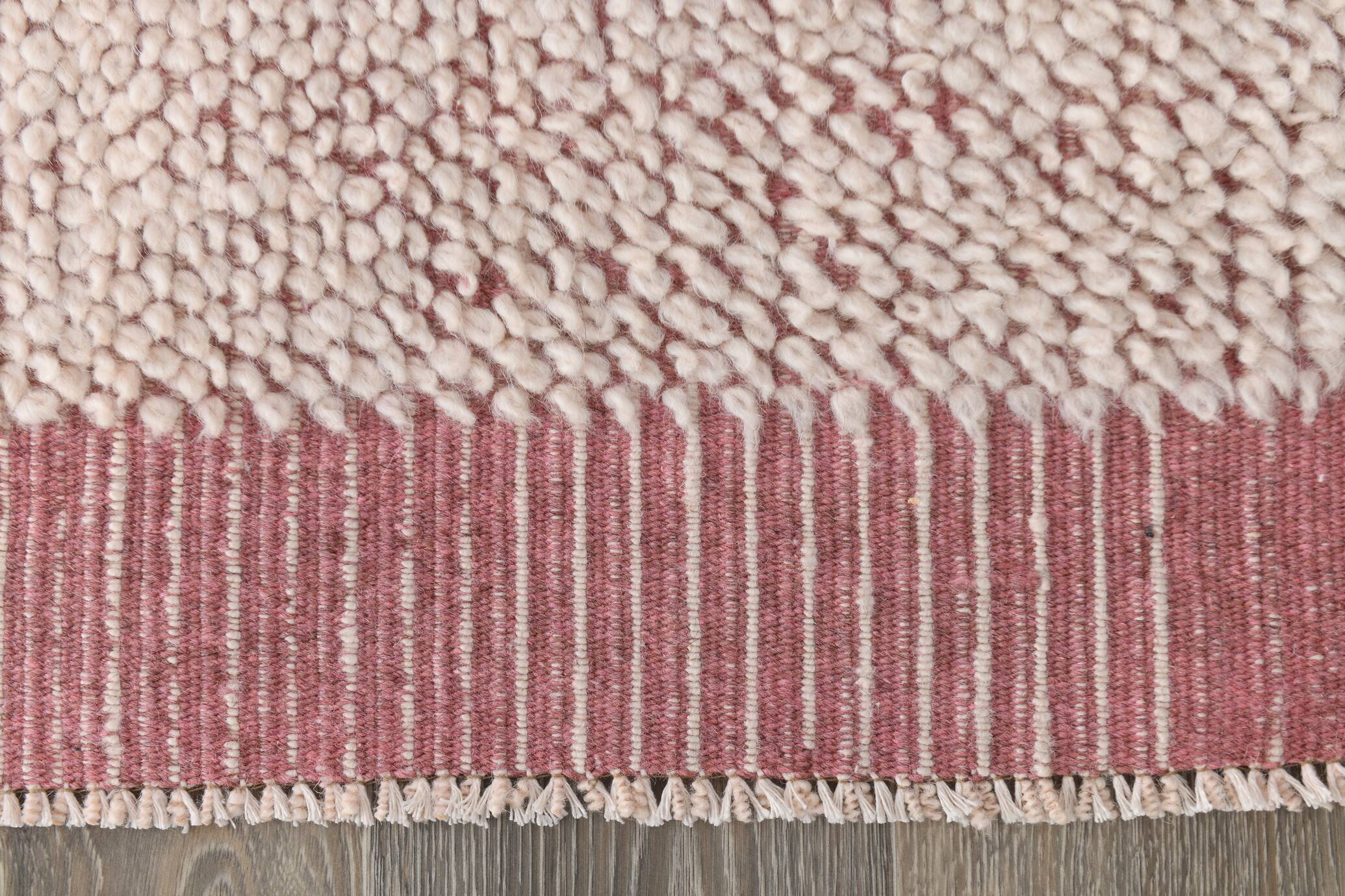 2x10 Rug For Hallway Pink & Beige Turkish Vintage Runner Rug, 61x291Cm SK 34962