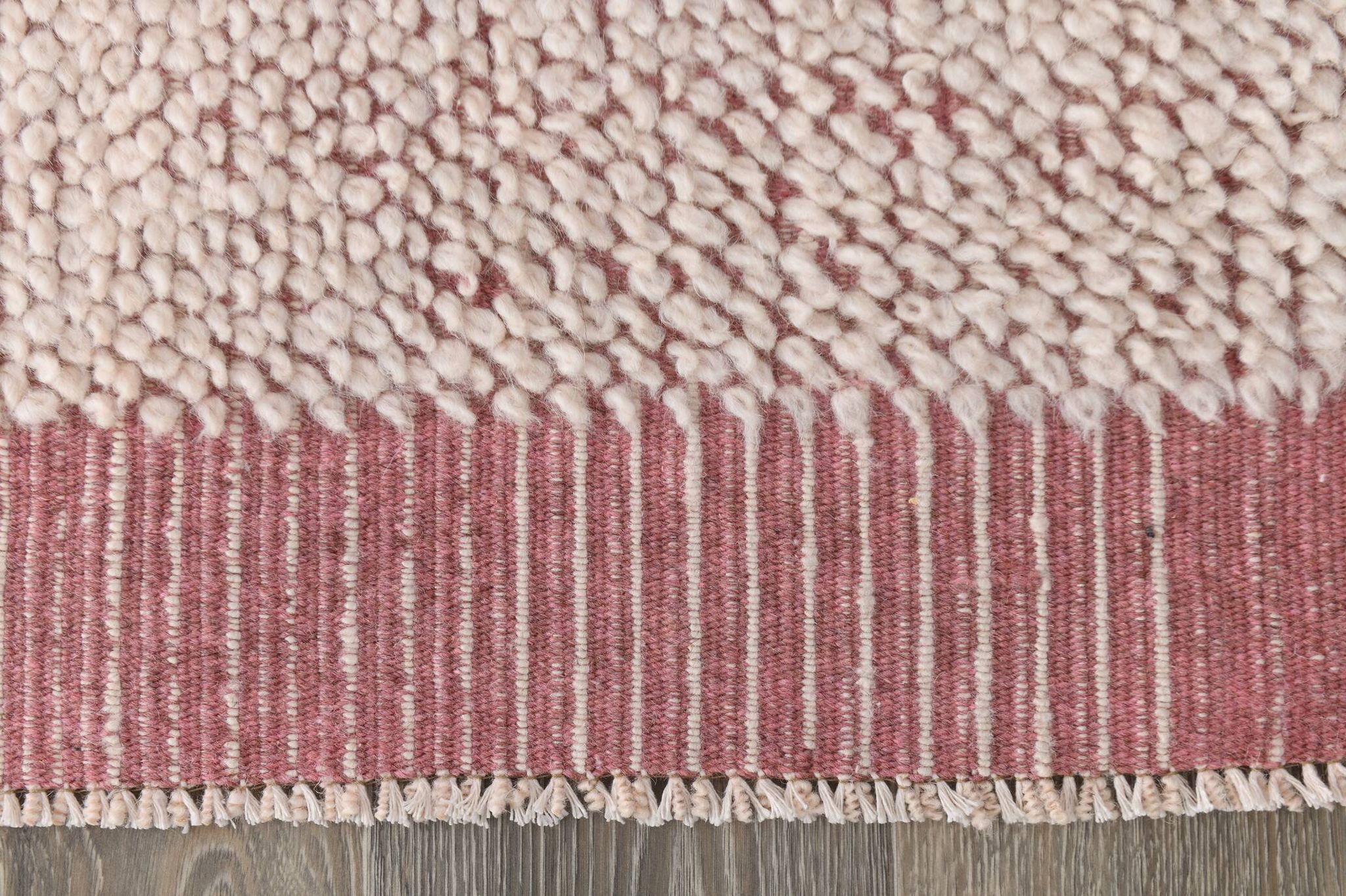 2x10 Rug For Hallway Pink & Beige Turkish Vintage Runner Rug, 61x291Cm SK 34962