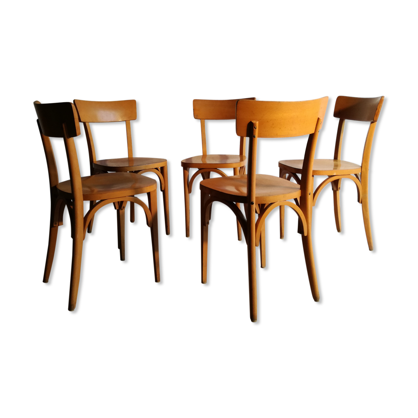 Série de 5 chaises bistrot Stella