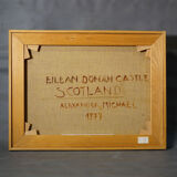 Eilean Donan Castle, Scotland, 1977 – Oil painting by Alexander Michael