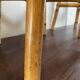 Tabourets rotin vintage