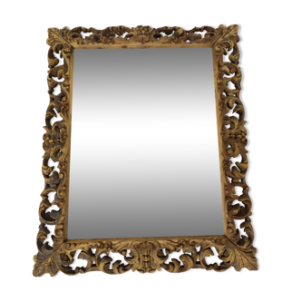 Oak beveled mirror  94x115cm