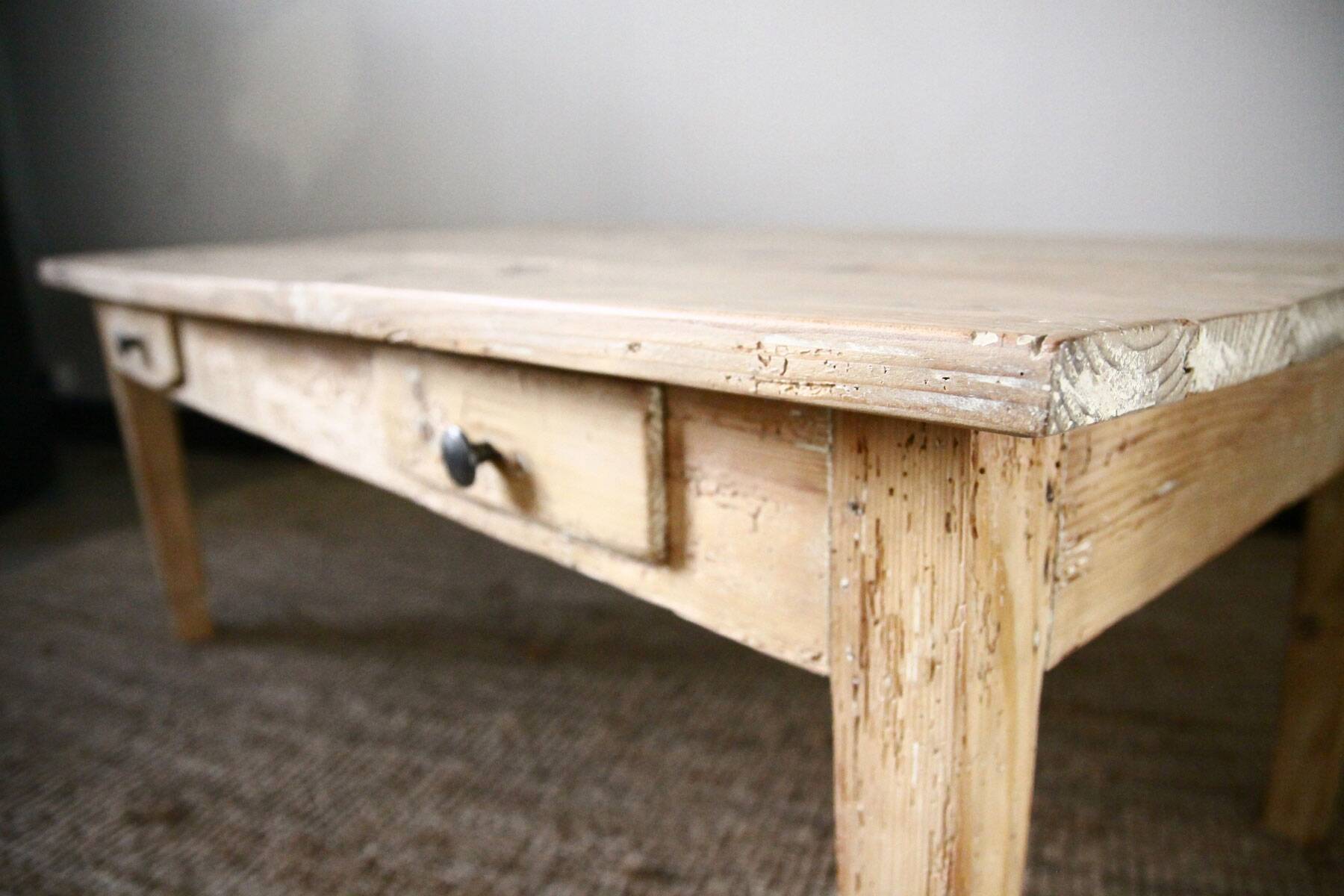 Wooden coffee table