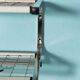 Vintage Scandinavian tubular coat rack from the 1960s.