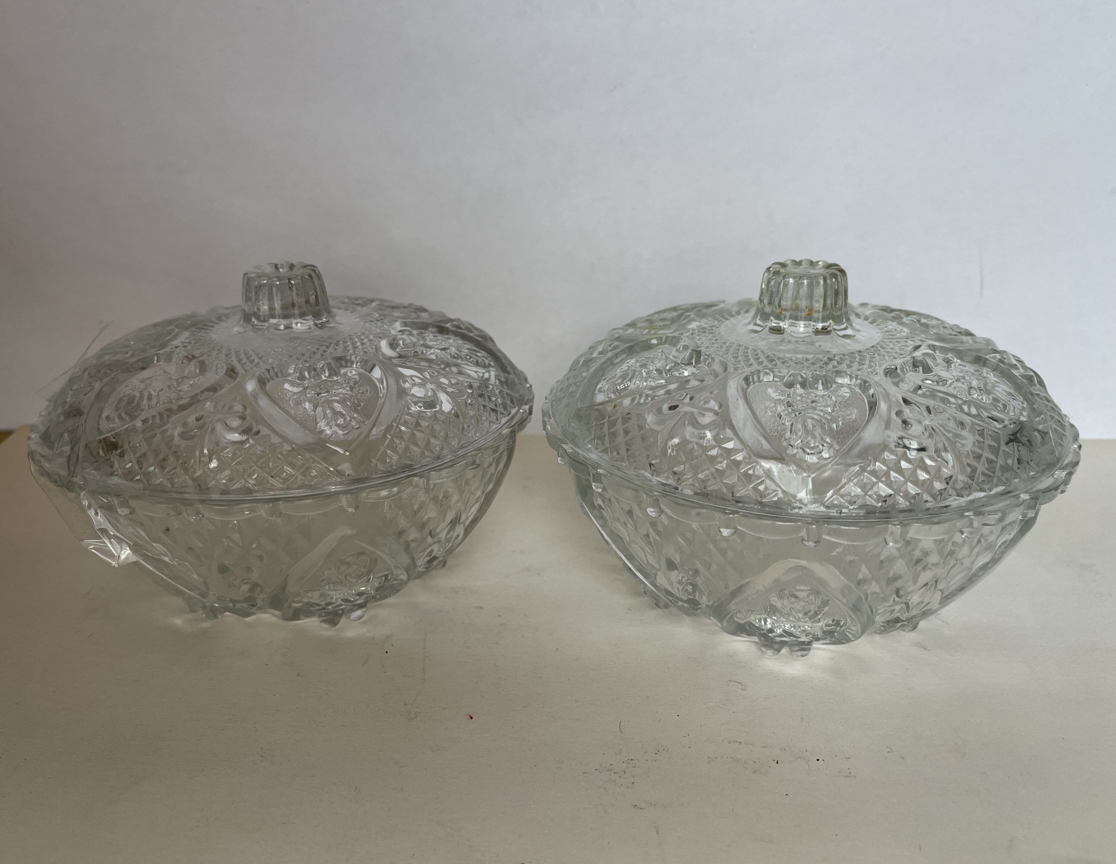 Pair of vintage sugar bowls