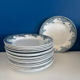 Lot de 6 Assiettes en Terre de Fer Saint-Amand Modèle Suzanne | Vaisse