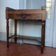 Small vintage dressing table with drawer