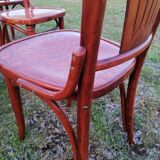 Set of 6 vintage bentwood bistro chairs
