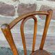 Paire de chaises bistrot café bois courbé