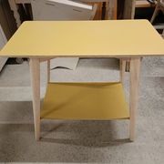 Vintage side table with tapered legs