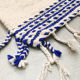 Moroccan Berber kilim ecru with colorful patterns 312x200cm