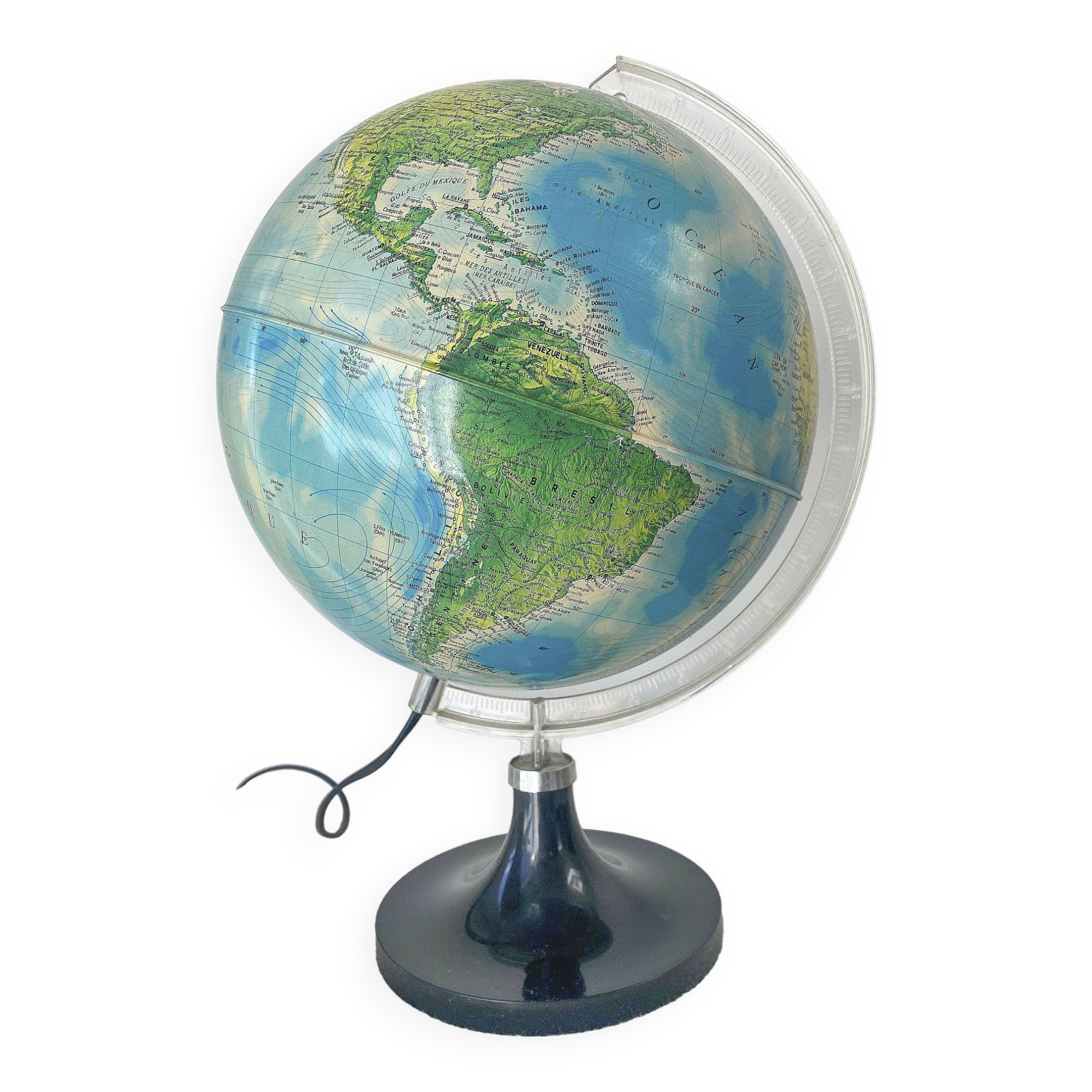 nova rico luminous earth map 1975