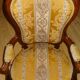Voltaire mahogany armchair, nineteenth century