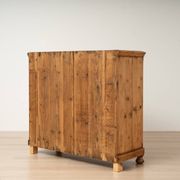 Cabinet Biedermeier en pin ancien avec 4 tiroirs