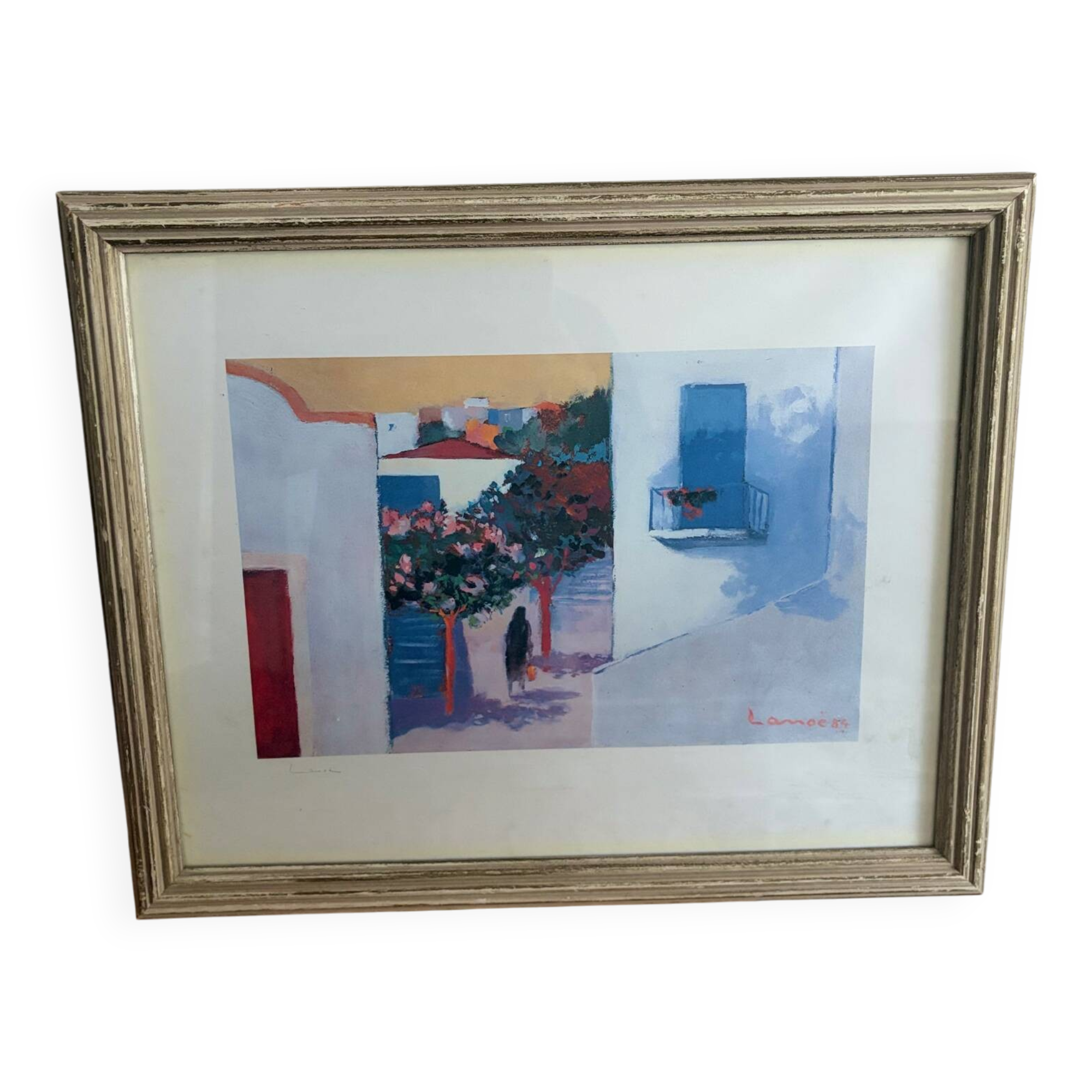 Tableau Alphonse Lanoë – Signed Lanoë 84 – Original – Unique style – Pr