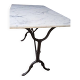 Bistro table for 4 people in white marble