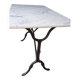 Bistro table for 4 people in white marble