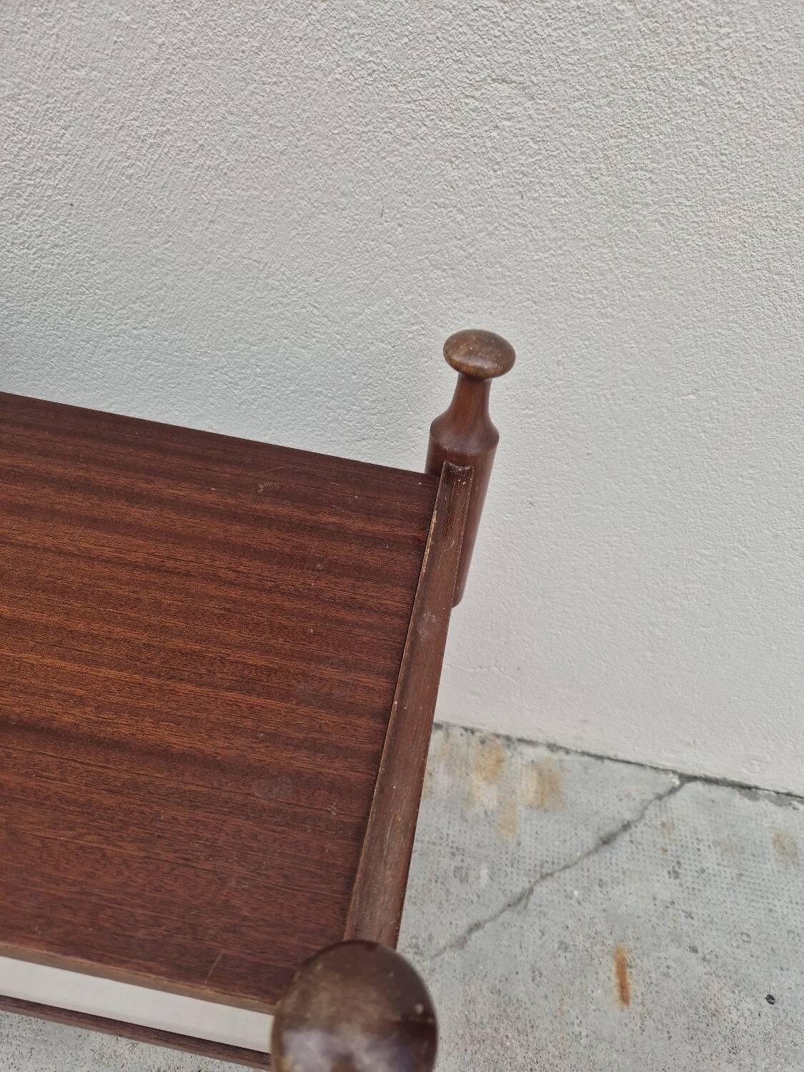 Pair of vintage 1970s Scandinavian style bedside tables