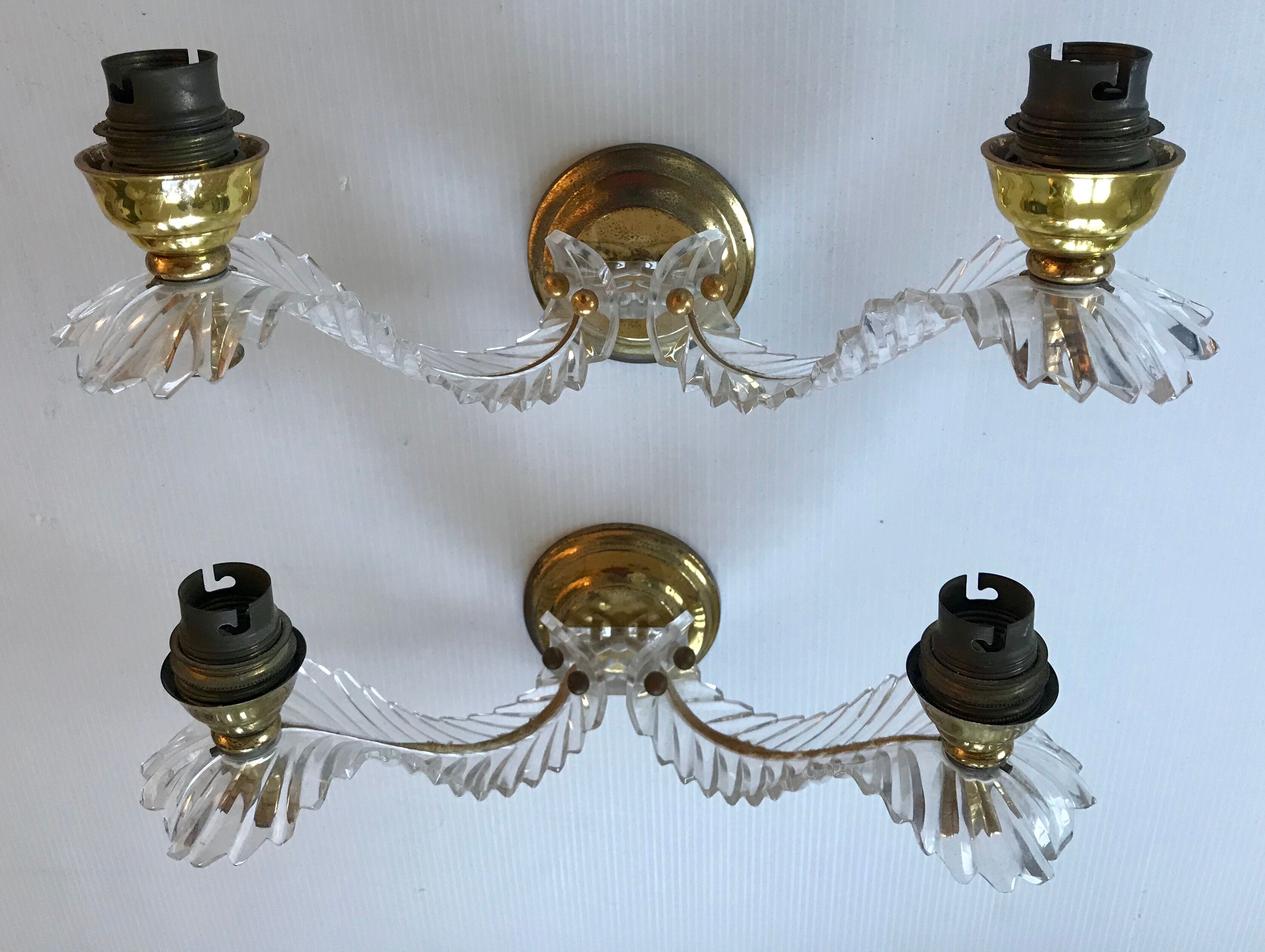 Pair of wall lamps