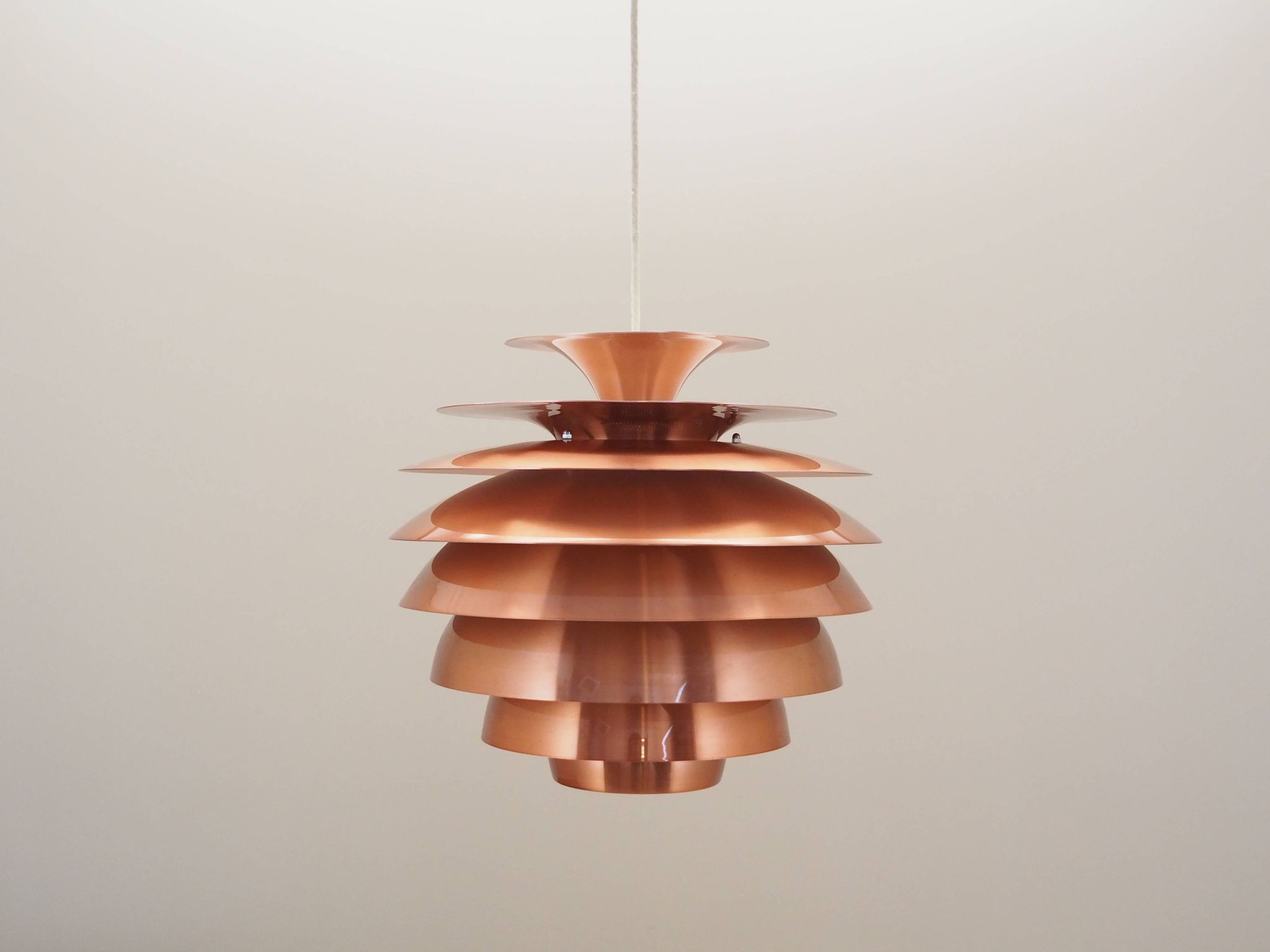 Pendant lamp, Danish design, 1980s, designer: Bent Karlby, manufacture: Lyfa