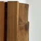 Vintage XL wall light, pin, suede, 1970