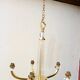 Art Deco chandelier attributed to Jacques Adnet, 1950s/60s.