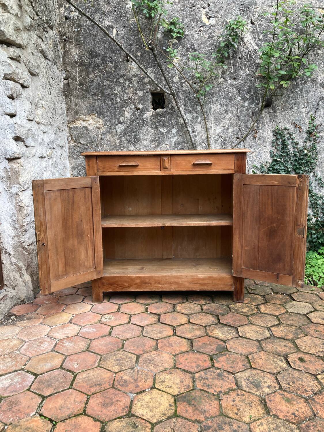 Vintage solid pine dresser
