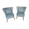 Cocktail armchairs (pair)