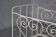 Bed in wrought iron of time end XIX painted white
