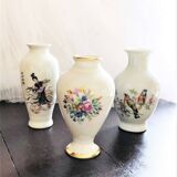 Set of 3 porcelain vases