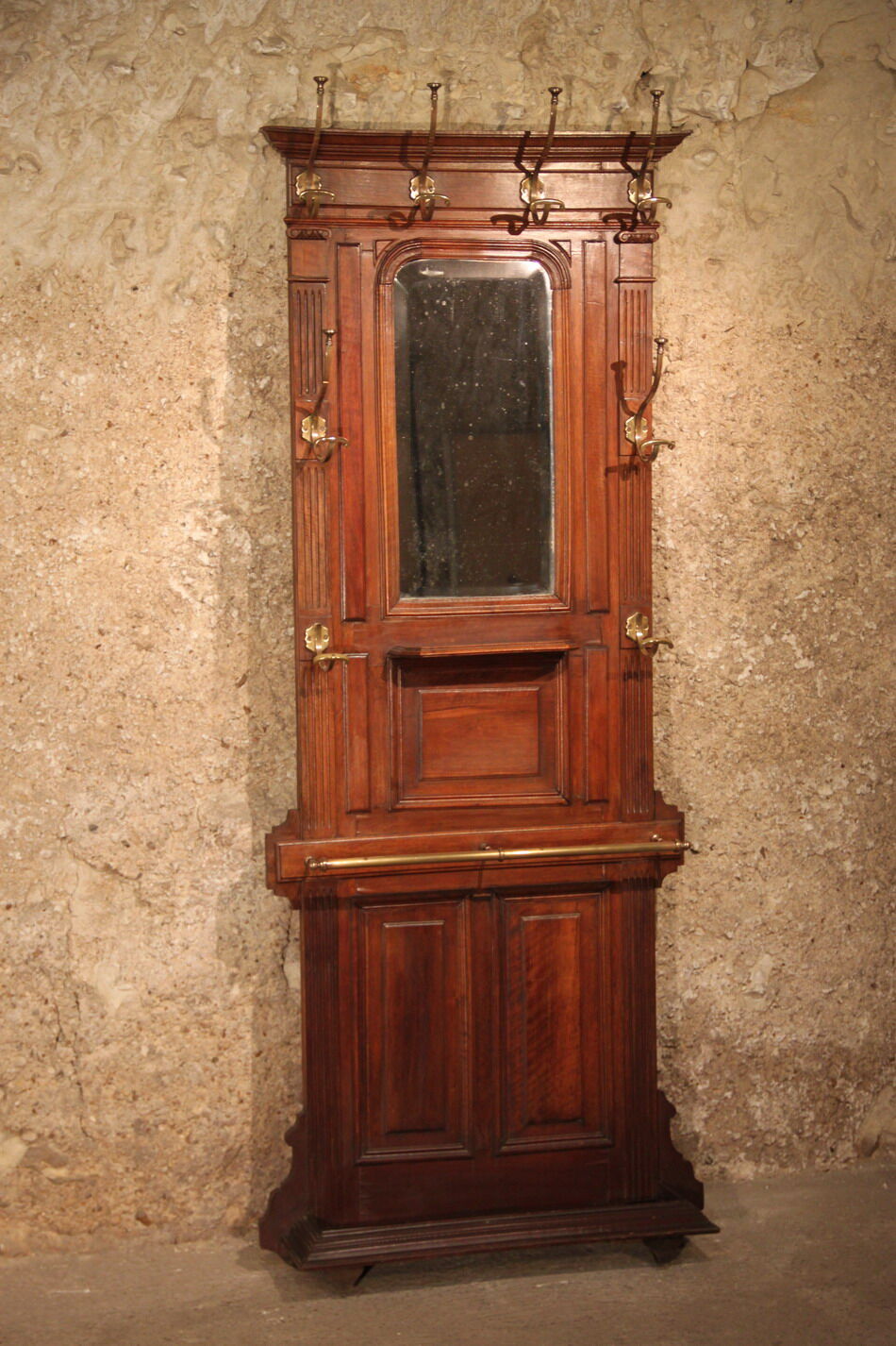 Walnut coat hanger from the 1930